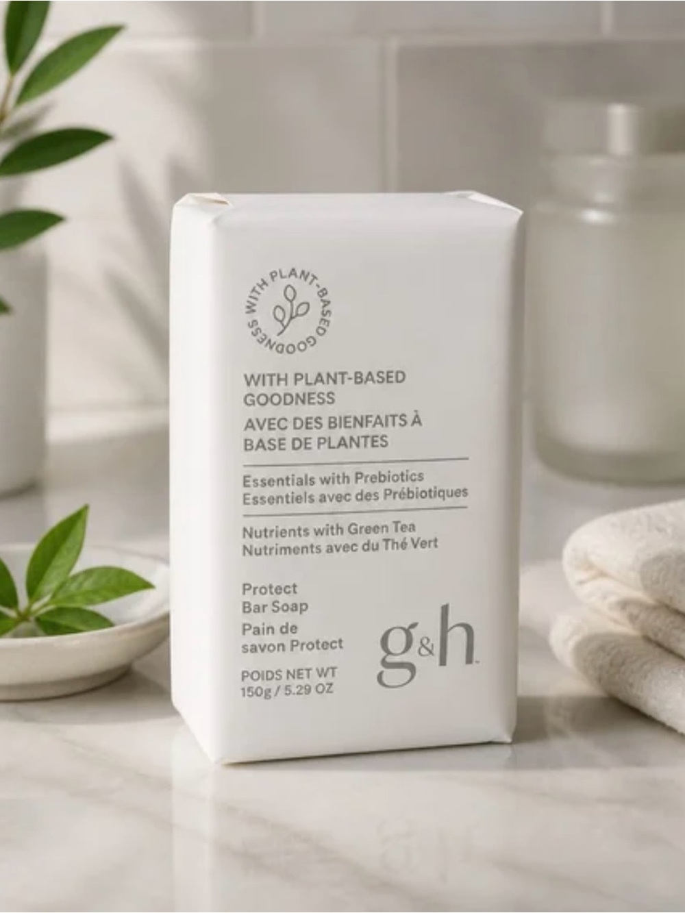 Protect Bar Soap — White Plant-Based Hand & Body Soap